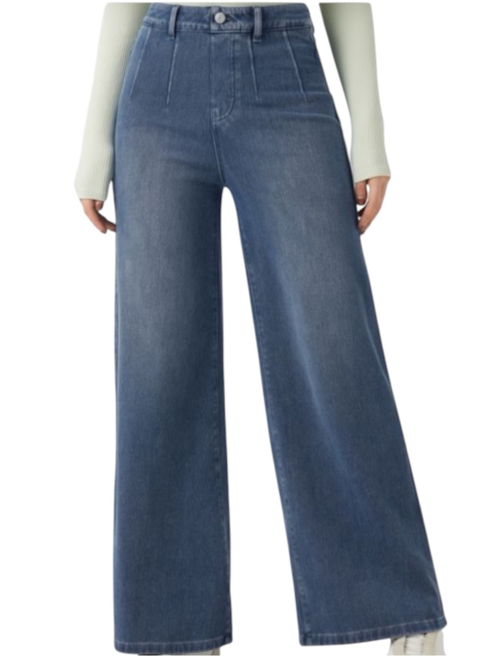 Halara Blue Wide-Leg Jeans size small petite
